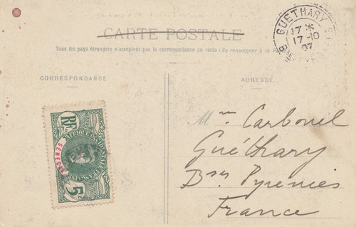 French colonies senegal - french, 1927