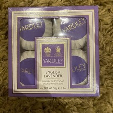 Vintage Yardley English Lavender Guest Soap 4 x 50g in Original Box