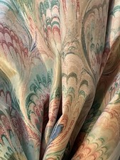 Jonelle 1984 ‘Cambridge’ Abstract Green, Pink&Raspberry Cotton Satin 60x50cm