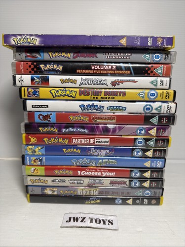15x pokemon dvd collection - 15x,