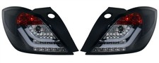 Black LED light bar rear tail