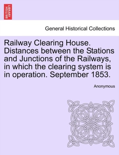Anonymous railway clearing - -,