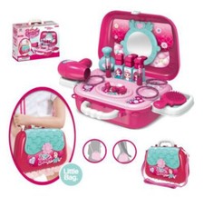 Cosmetic Fashion Kit Girls Role Play Jewelry Little Bag Toy Play Set