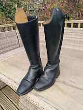 Petrie Competition Black Leather Riding Boots Size 4