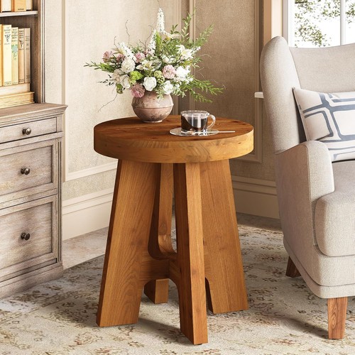 Solid wood round - end, mid