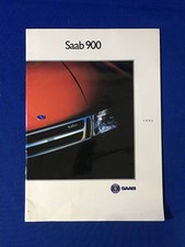SAAB 900 Turbo Catalog 1992 Classic Car Manual From Japan