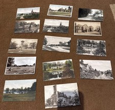 Job Lot 14 Vintage Postcards – Westcott Dorking Surrey UK Views Early 1900s
