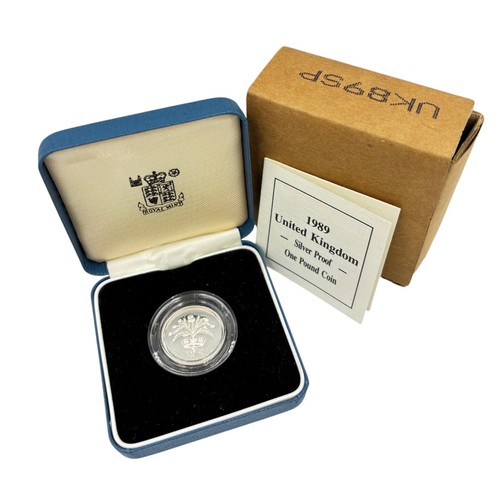 1989 silver proof one - 1989,