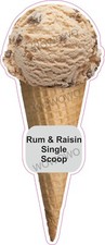 Ice cream van sticker Rum &