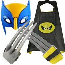 Wolverine X-men Hero Cosplay Mask Claw Kids Birthday Gift