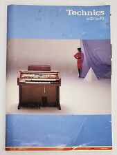 Technics SX-G7 SX-F3 Electronic Organ Owners Manual