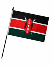 Kenya Hand Flag (9" x 6")