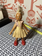 Vintage Wooden Peg Doll