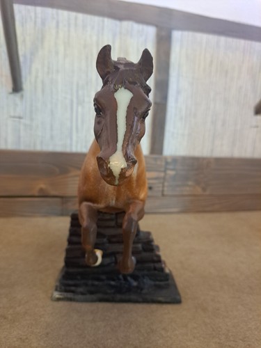 Breyer jumping horse with rock - breyer,