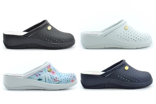 Womens wedge heel clogs ladies - womens,