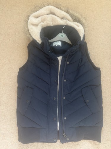 Women navy puffer hooded - navy,