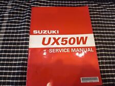suzuki UX50W scooter factory workshop manual 1999