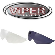 Viper RS-v06 Inner Motorcycle Helmet Visor Clear Smoke Scooter Drop Down Visor