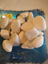 NEW small WHITISH MARBLE ROCKs 400gr to top cacti/plants/orchids/terrarium/decor