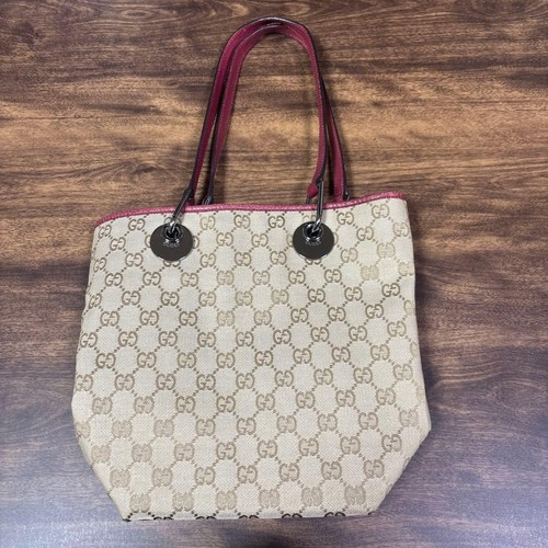 Gucci tote hand bag leather - tote,