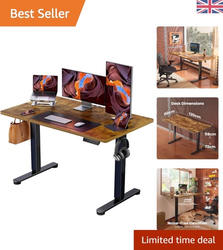 Vintage wood electric desk - vintage,