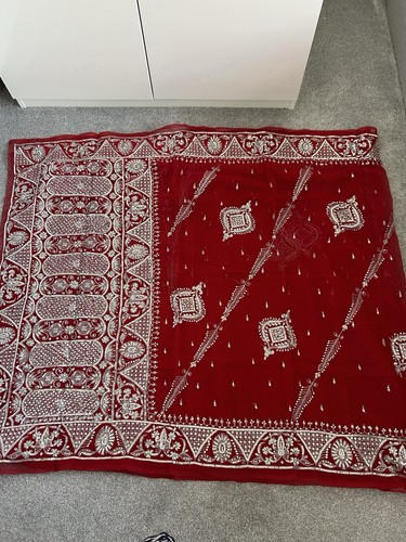 Saree with matching - matching, blouse