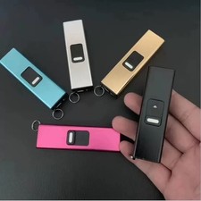 Lighter Flashlight Mini Self Defence Electric Shock Rechargeable Type C Torch .