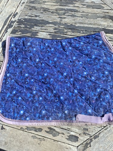 Blue galaxy print - blue,