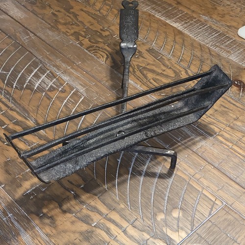 Antique cast iron hearth bread - antique,