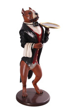 Brown Pit Bull Butler With