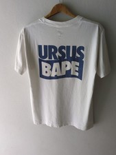 Ursus Bape X Wtaps 'Plenty Tough' T Shirt Size Medium Bathing Ape