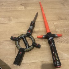 Star Wars KYLO REN LIGHTSABER  Bladebuilders 2015 Hasbro With Battle Spinner 