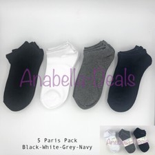BOYS GIRLS KIDS 5 PAIRS SCHOOL