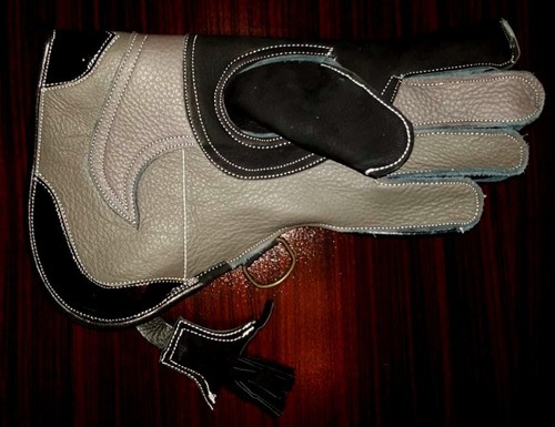 Falconry glove triple skinned - glove,