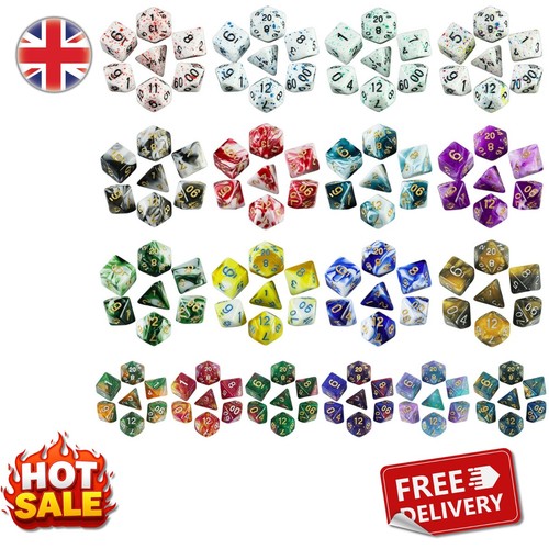 Dice set poly for rpg - 7,
