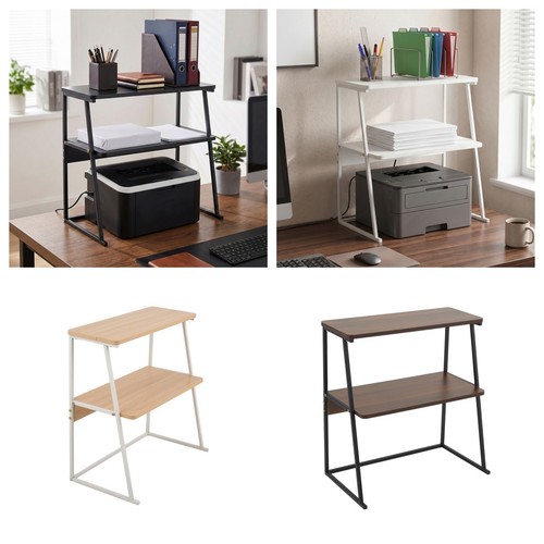 Tier desktop printer storage - desktop,