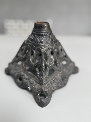 Antique cast metal base - metal,