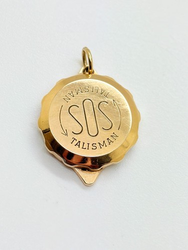9ct yellow solid gold talisman - 9ct,