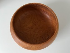 Hand Turned Teak Salad/Fruit Bowl