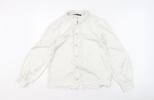 Zara Women's White Blouse Size S
