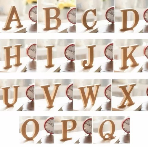 Wooden letters 10cm - wooden,