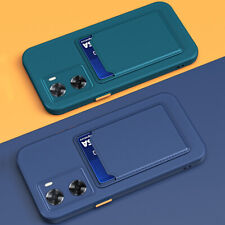 For Oppo A54 A57 A94 A96 A38 A58 A98/A1 Card Slot Case Shockproof Soft TPU Cover