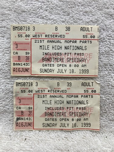 1999 mile high nationals - 1999,