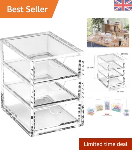 Crystal clear drawer storage - clear,