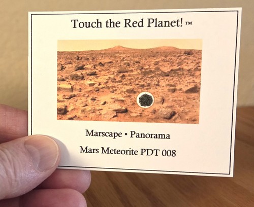 Genuine mars rock - mars, mini-museum