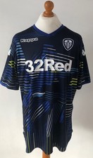 VINTAGE OFFICIAL KAPPA LEEDS UNITED FOOTBALL SHIRT 32RED XL 44” LOGO CRACKING