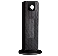 Ceramic Oscillation Mini Tower Fan Heater 2000w Black - Ex Display Boxed *Marks