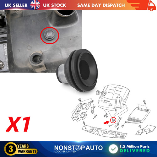 Engine cover rubber grommet - engine,