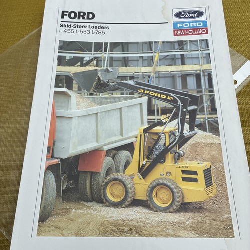 Ford skid steer loader - skid,