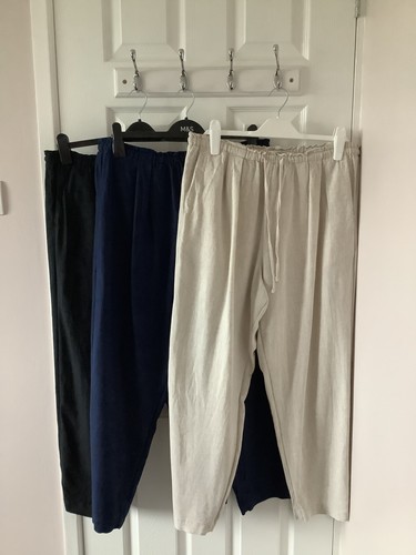 Linen rich elasticated - linen,